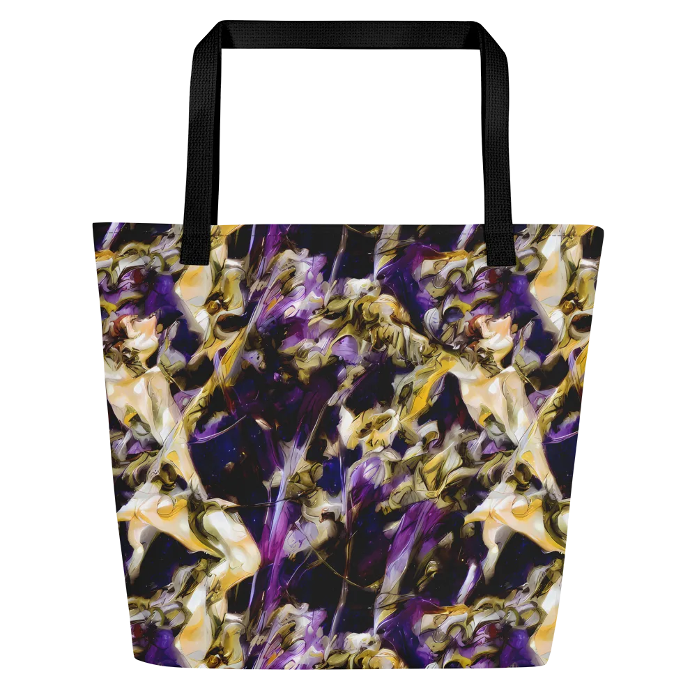 Amethyst Tempest on Large Tote Bag W/ Pocket — Front