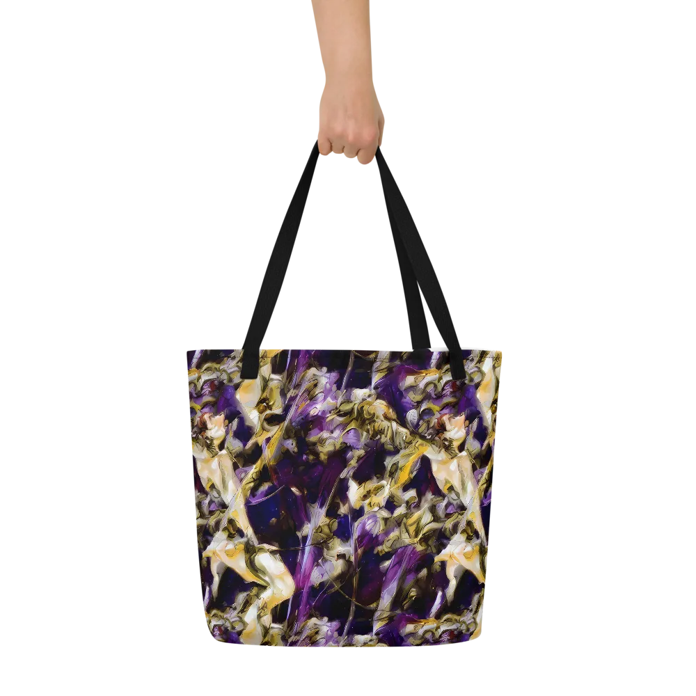 Amethyst Tempest on Large Tote Bag W/ Pocket — Front