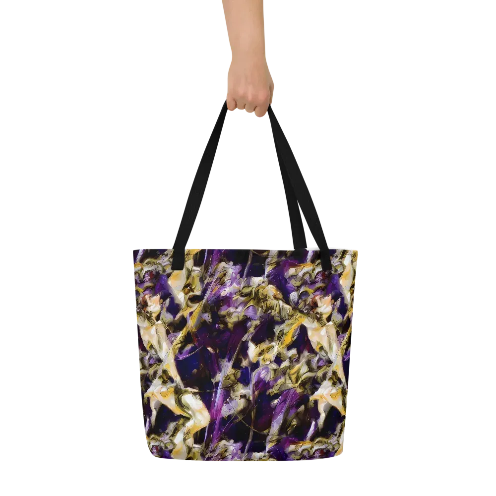 Amethyst Tempest on Large Tote Bag W/ Pocket — Front