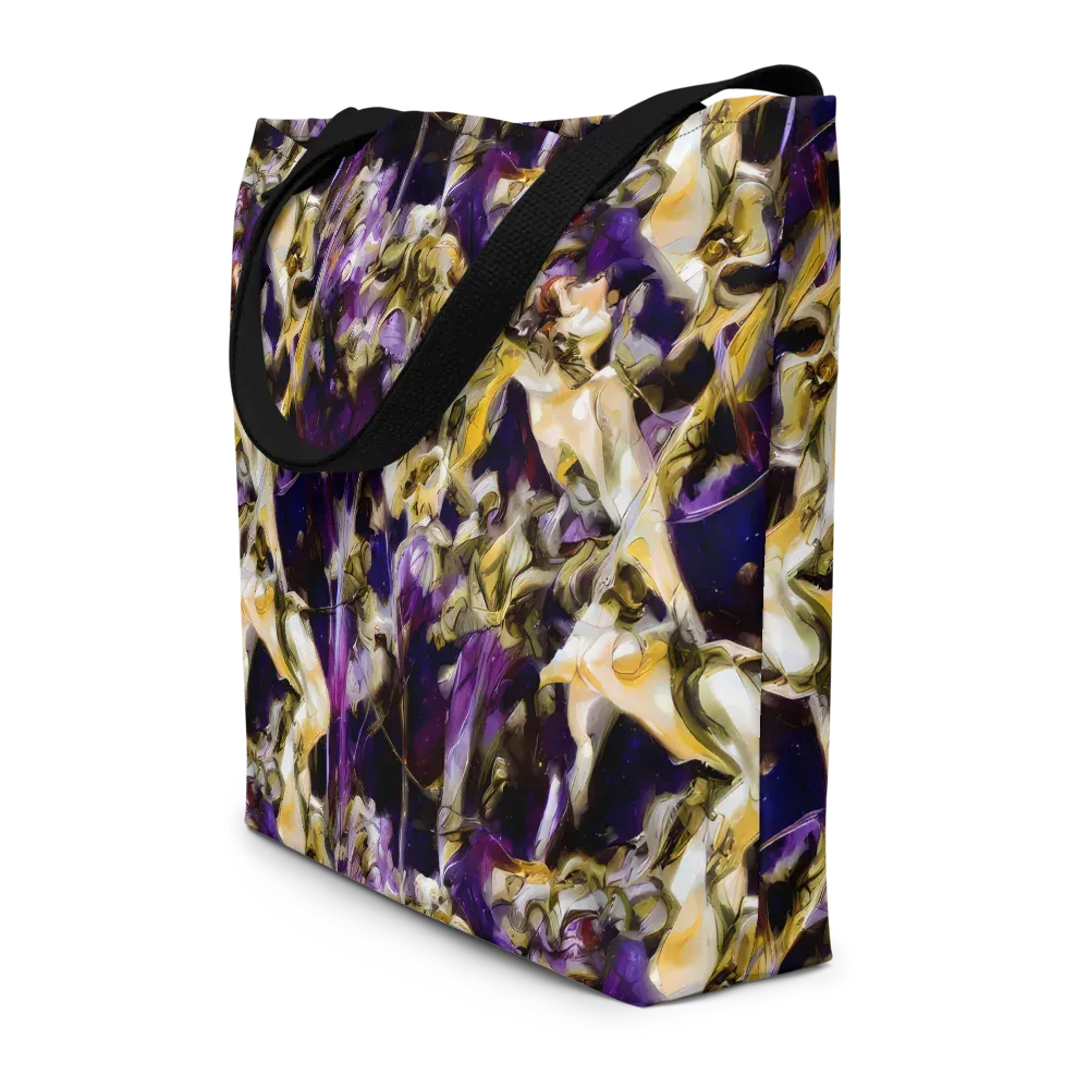 Amethyst Tempest on Large Tote Bag W/ Pocket — Front