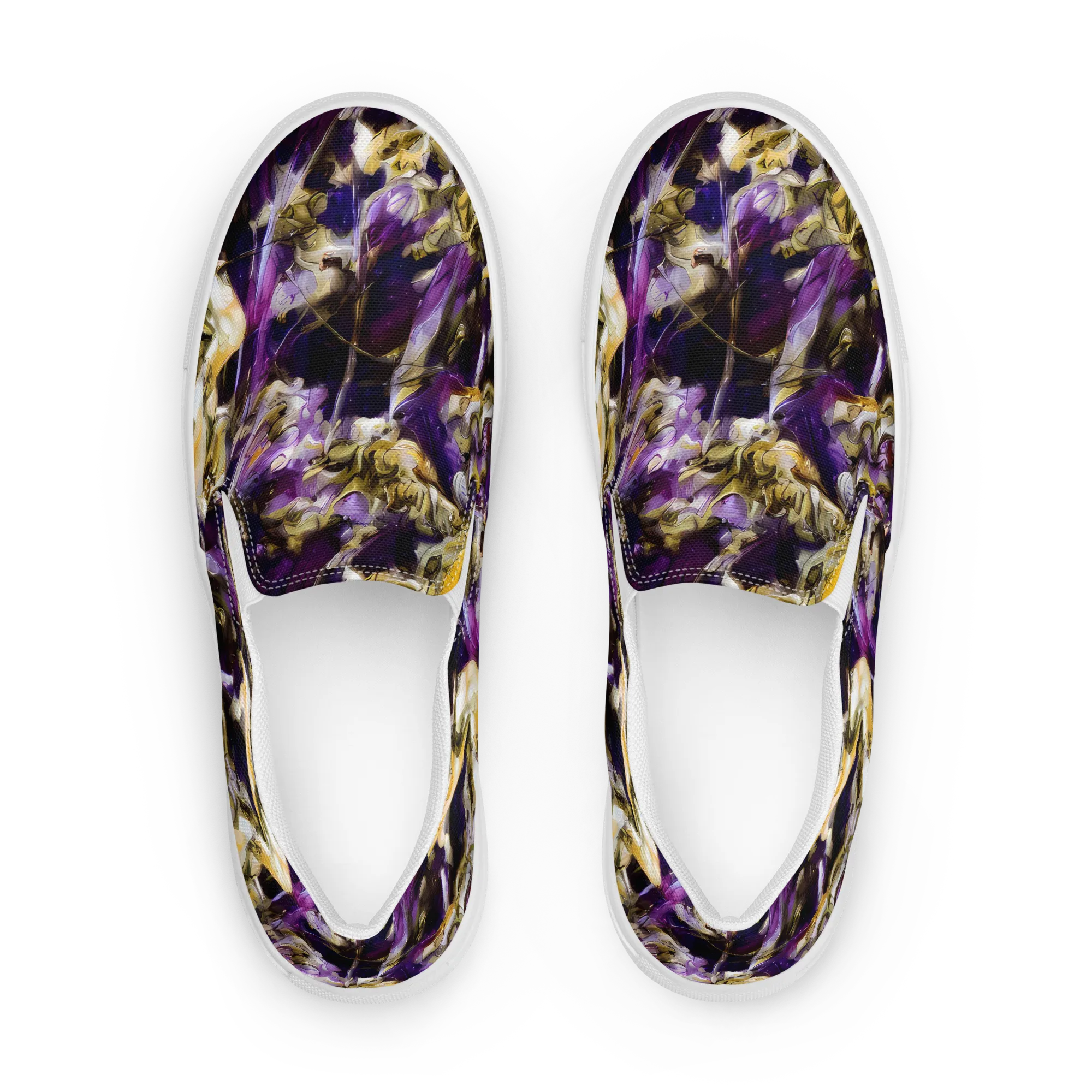 Amethyst Tempest on Women's Slip-On Canvas Shoes — Front