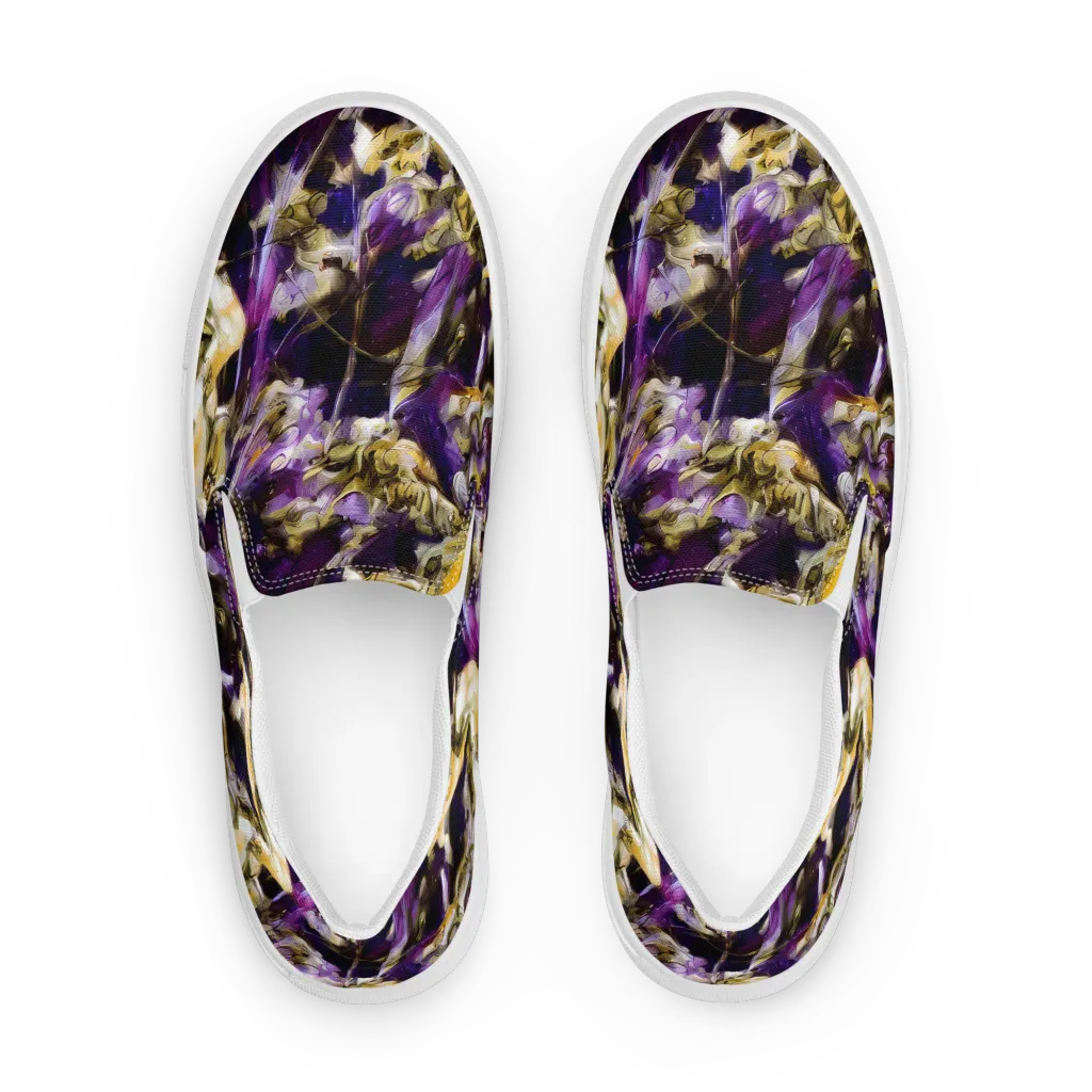 Amethyst Tempest on Women's Slip-On Canvas Shoes — Front