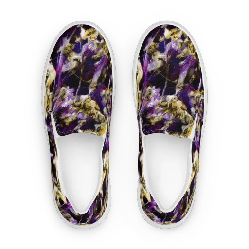 Amethyst Tempest on a Women's Slip-On Canvas Shoes