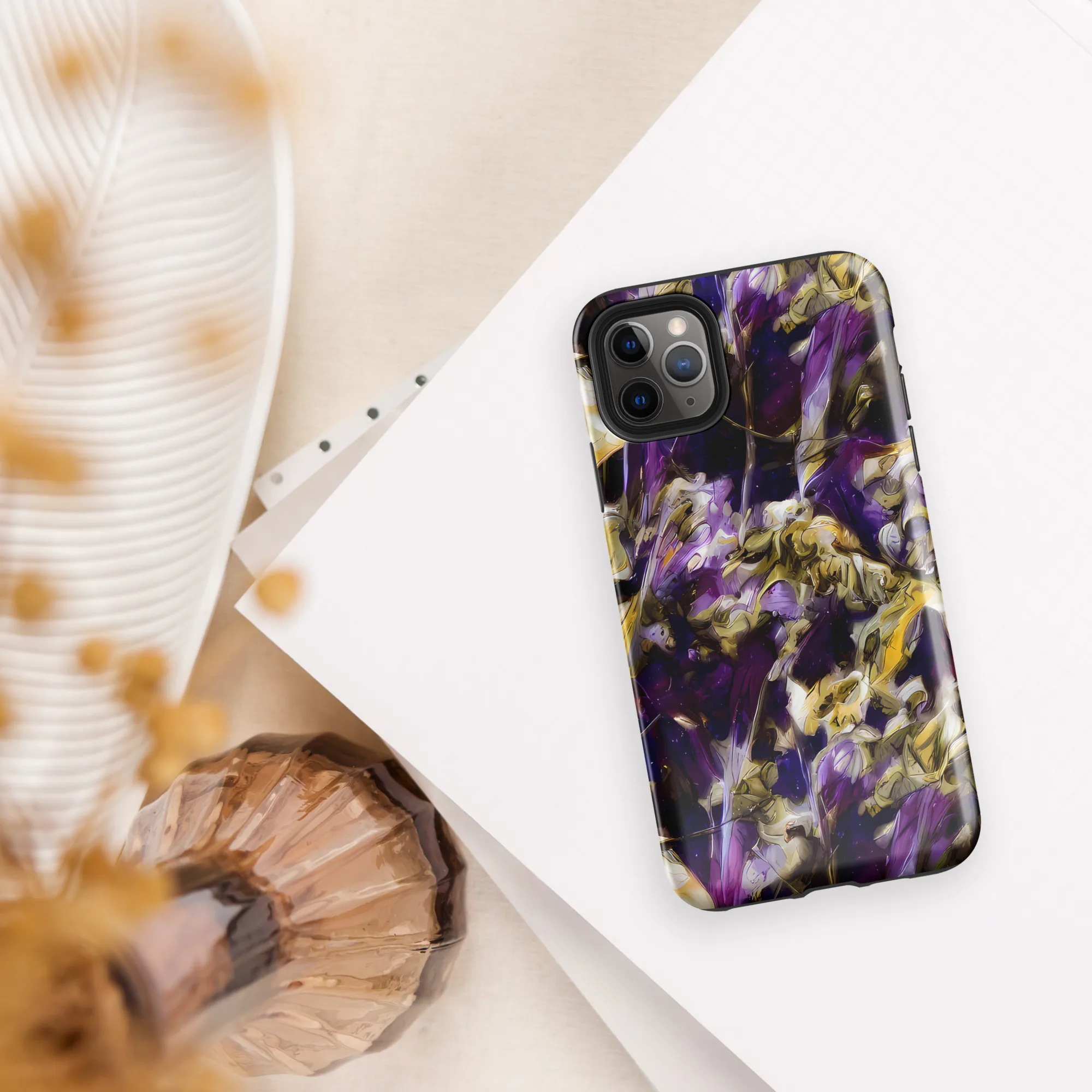 Amethyst Tempest on Tough Case for iPhone® — Front
