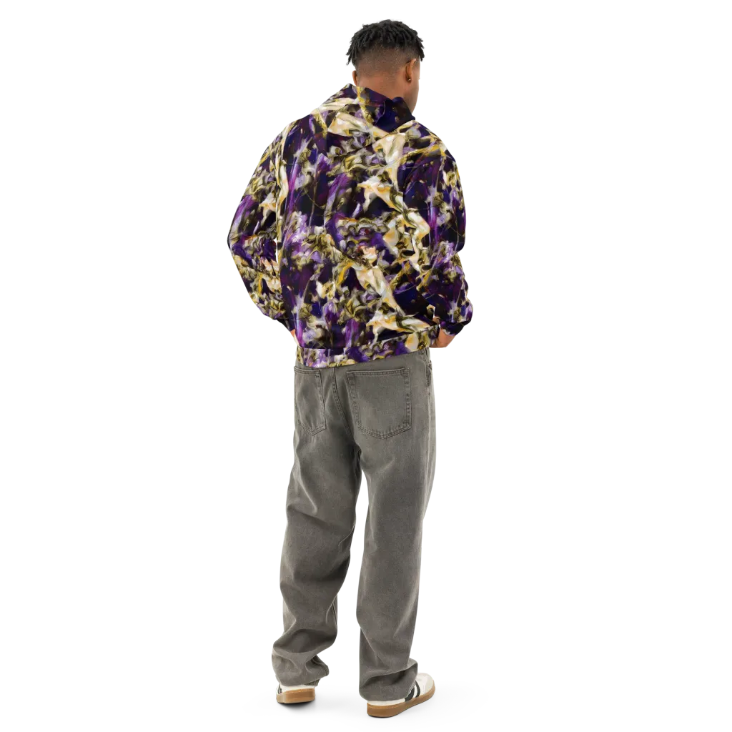Amethyst Tempest on Cotton Hoodie — Back