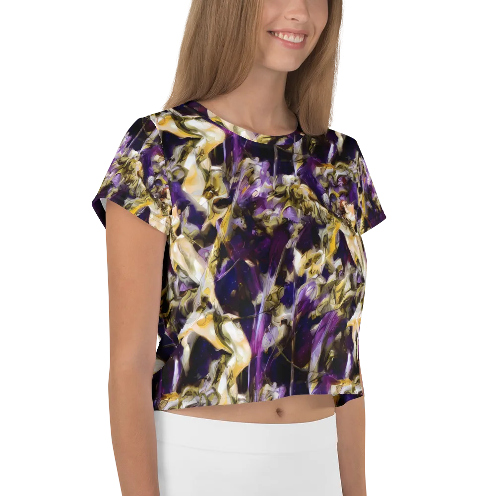 Amethyst Tempest on Crop Tee — Right