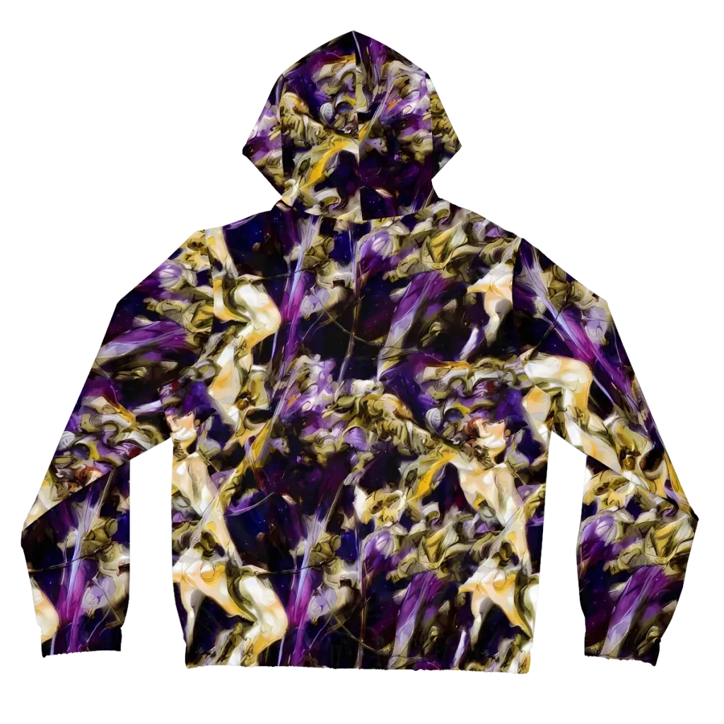 Amethyst Tempest on Women's Full-Zip Hoodie — Back