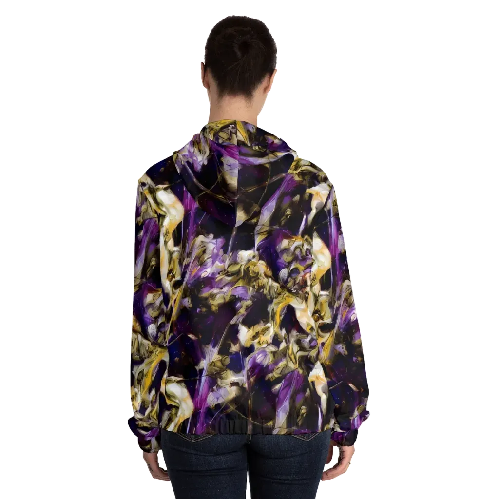 Amethyst Tempest on Women's Full-Zip Hoodie — Back On Person