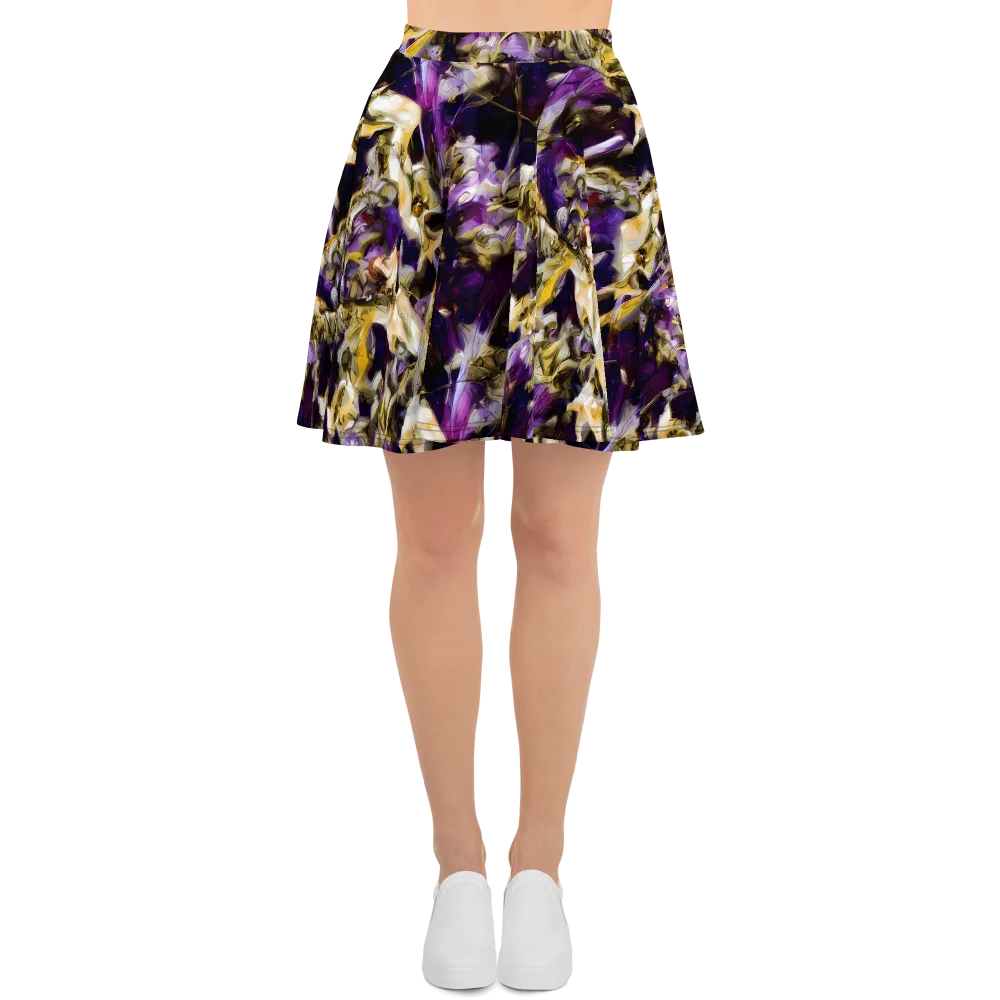 Amethyst Tempest on Skater Skirt — Front