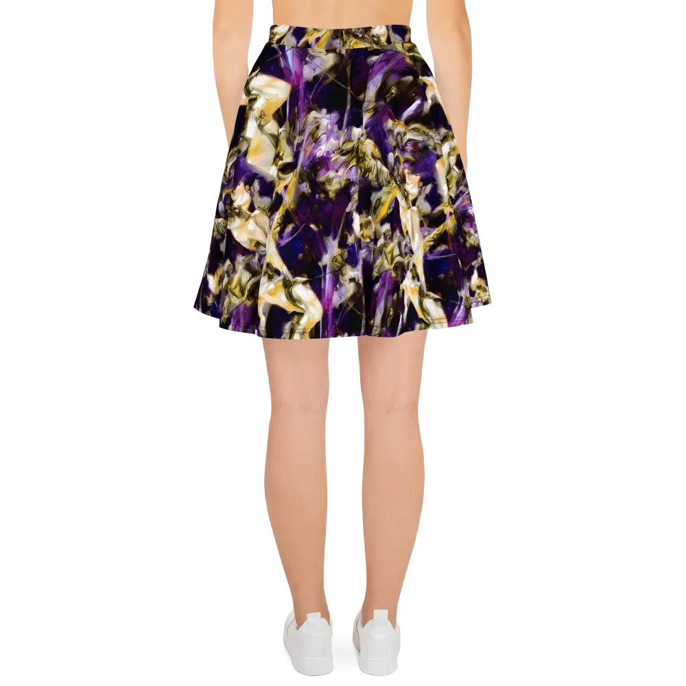Amethyst Tempest on Skater Skirt — Back