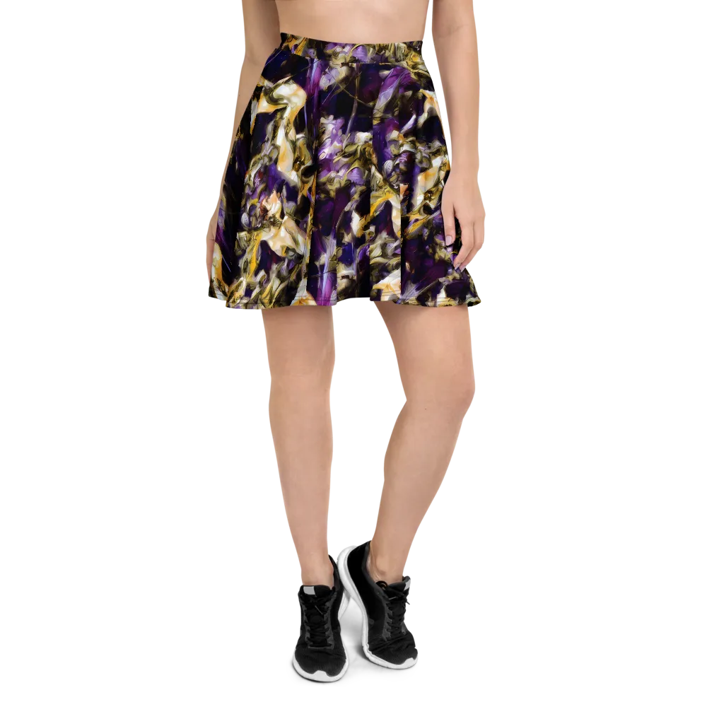 Amethyst Tempest on Skater Skirt — Front
