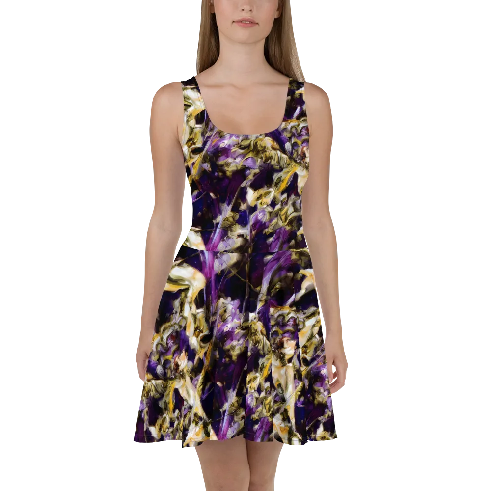 Amethyst Tempest on Skater Dress — Front