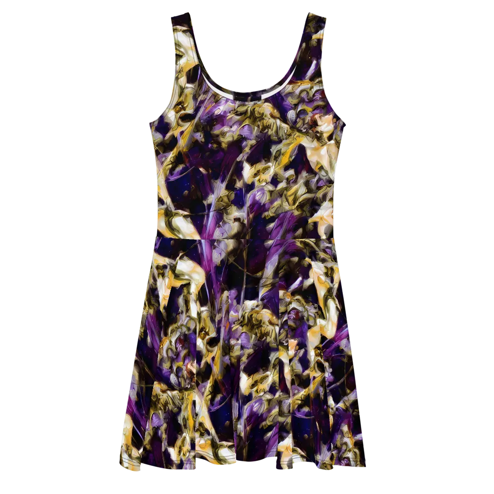 Amethyst Tempest on Skater Dress — Front