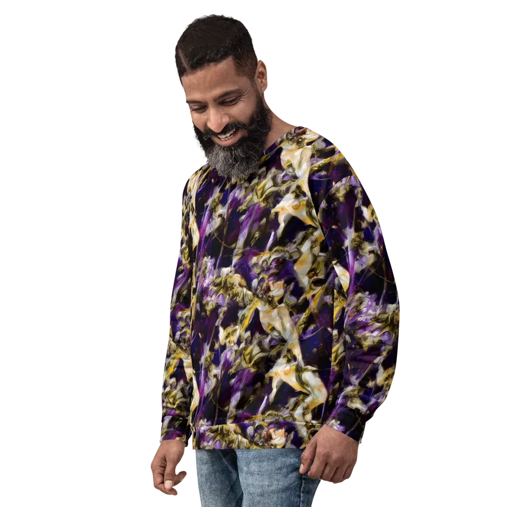 Amethyst Tempest on Sweatshirt — Left Front