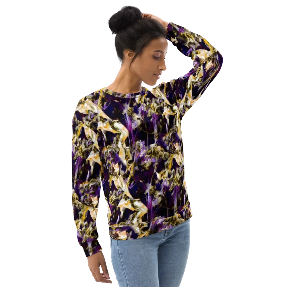Amethyst Tempest on Sweatshirt — Right Front