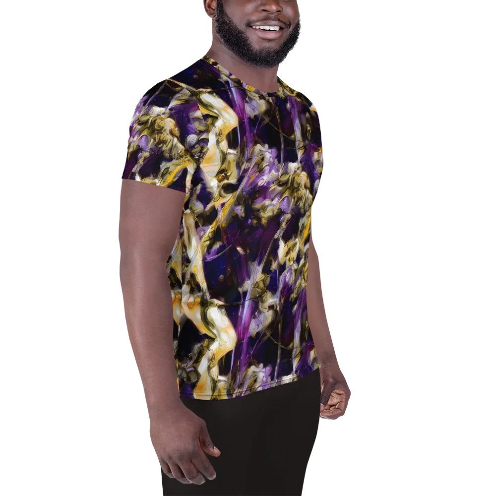 Amethyst Tempest on Men's Athletic T-Shirt — Right