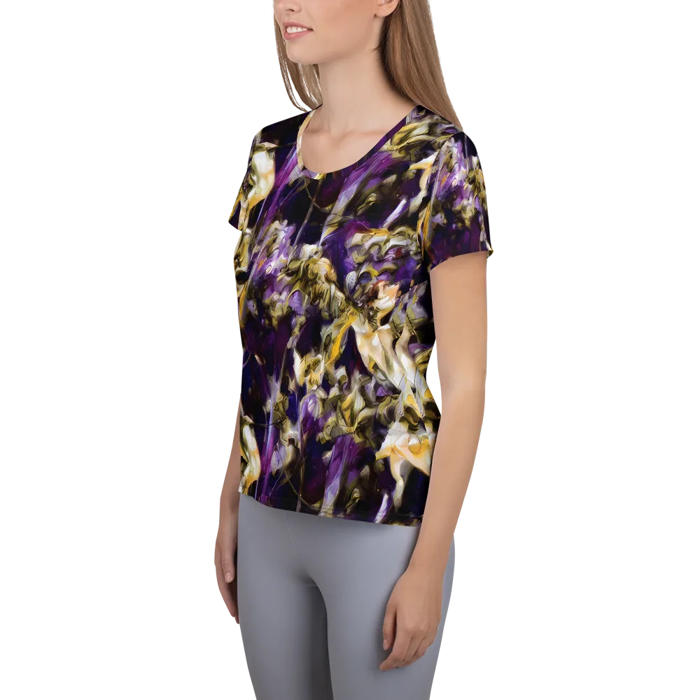 Amethyst Tempest on Women's Athletic T-Shirt — Left