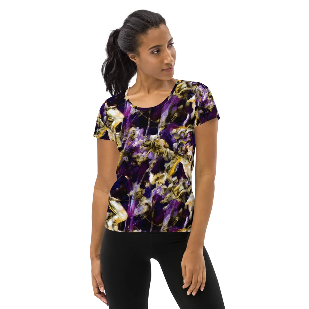 Amethyst Tempest on Women's Athletic T-Shirt — Front