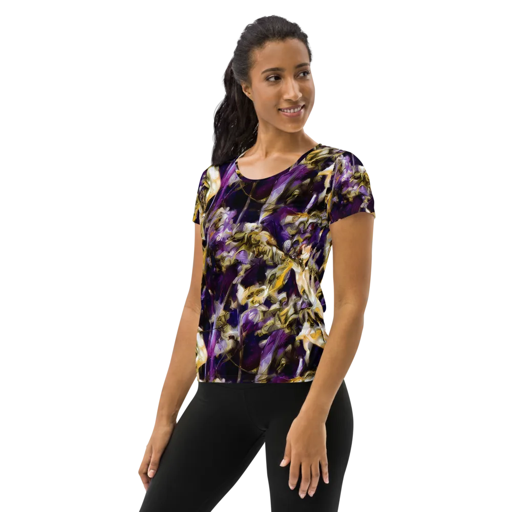 Amethyst Tempest on Women's Athletic T-Shirt — Left