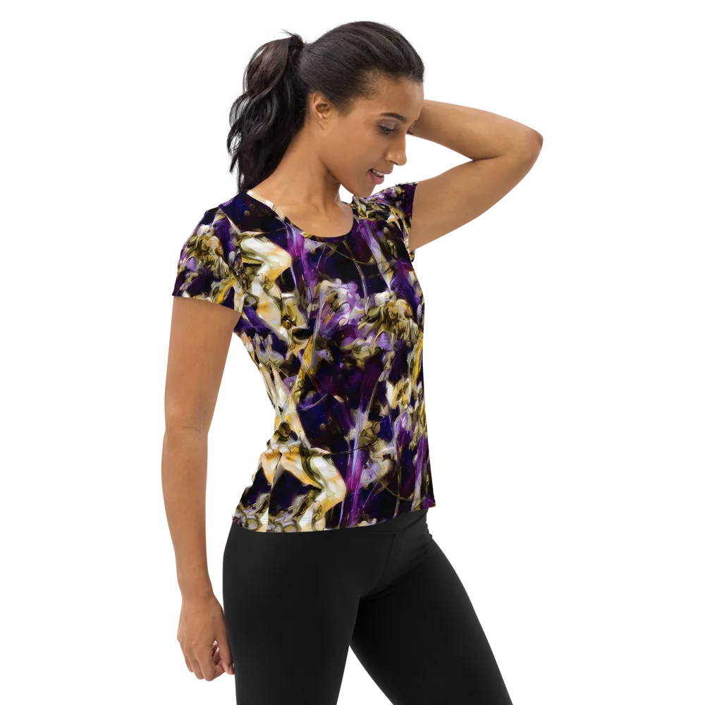 Amethyst Tempest on Women's Athletic T-Shirt — Right