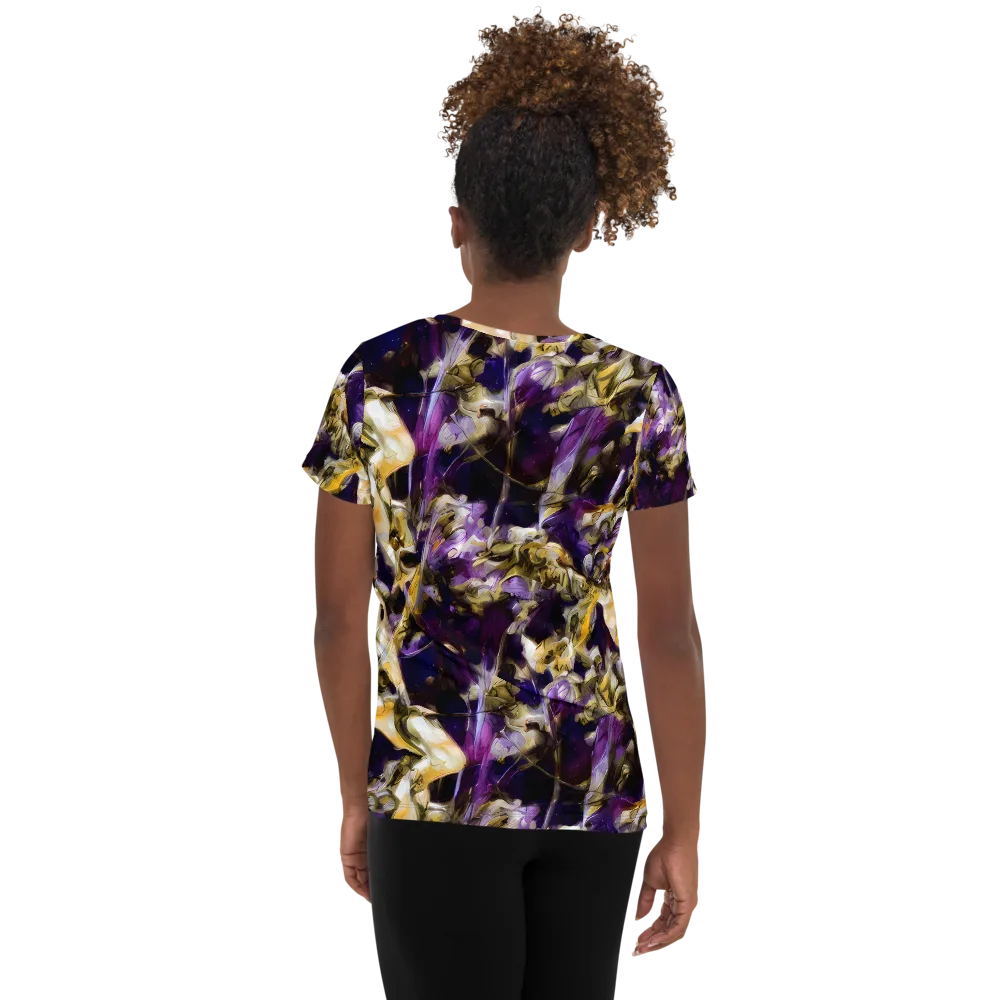 Amethyst Tempest on Women's Athletic T-Shirt — Back