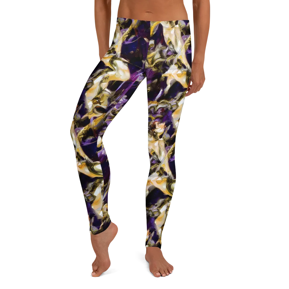 Amethyst Tempest on Leggings — Front