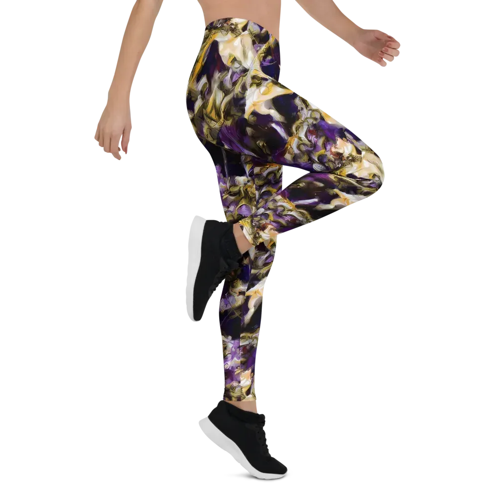 Amethyst Tempest on Leggings — Right