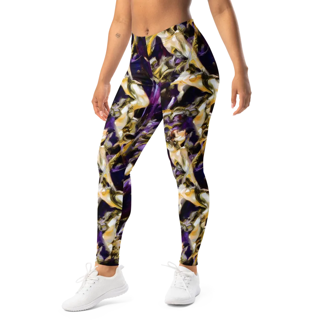 Amethyst Tempest on Leggings — Left Front