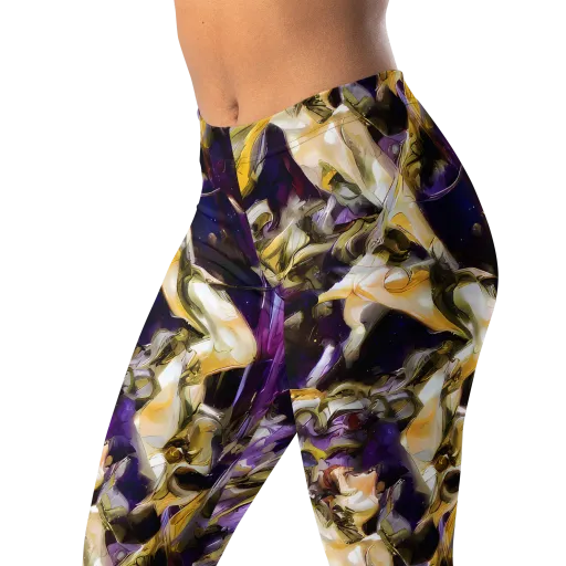 Amethyst Tempest on a Leggings