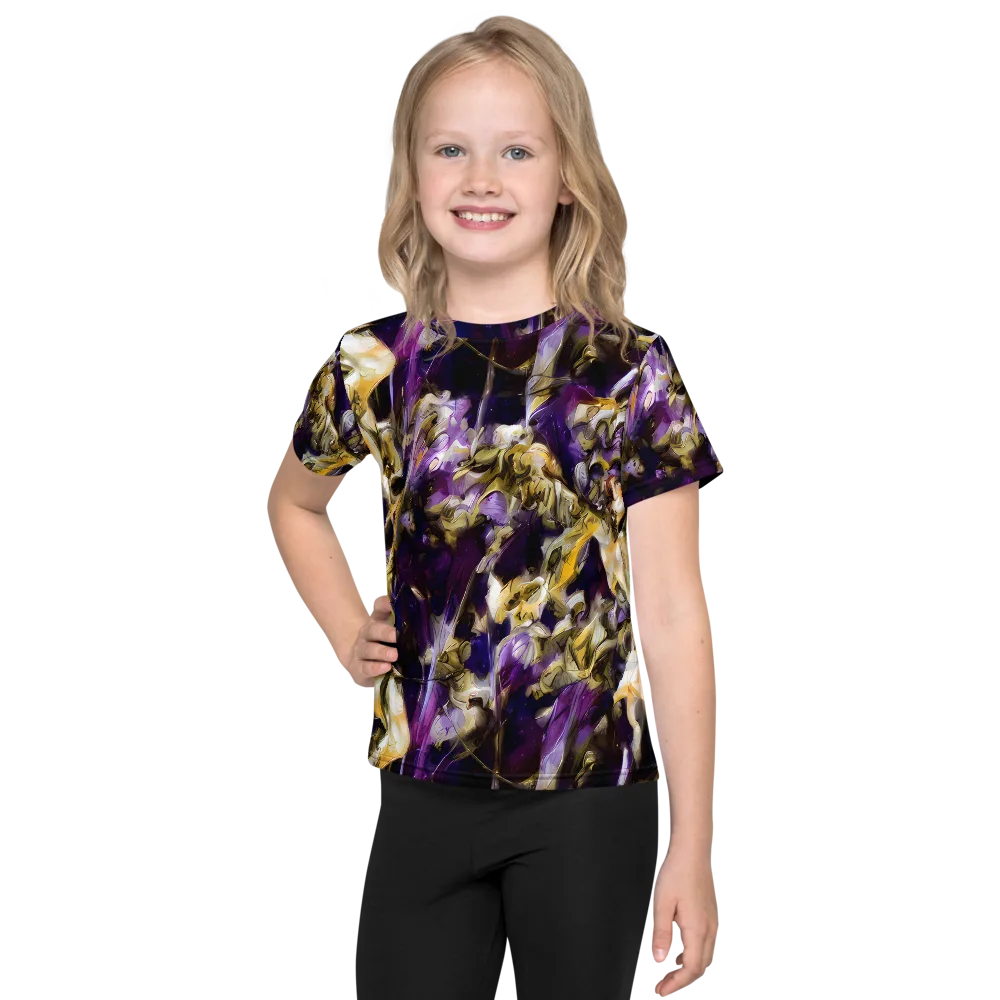 Amethyst Tempest on Kids Crew Neck T-Shirt — Front