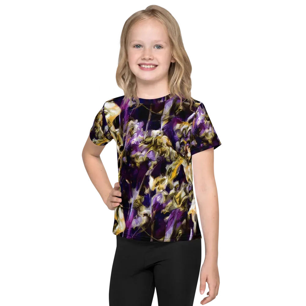Amethyst Tempest on Kids Crew Neck T-Shirt — Front