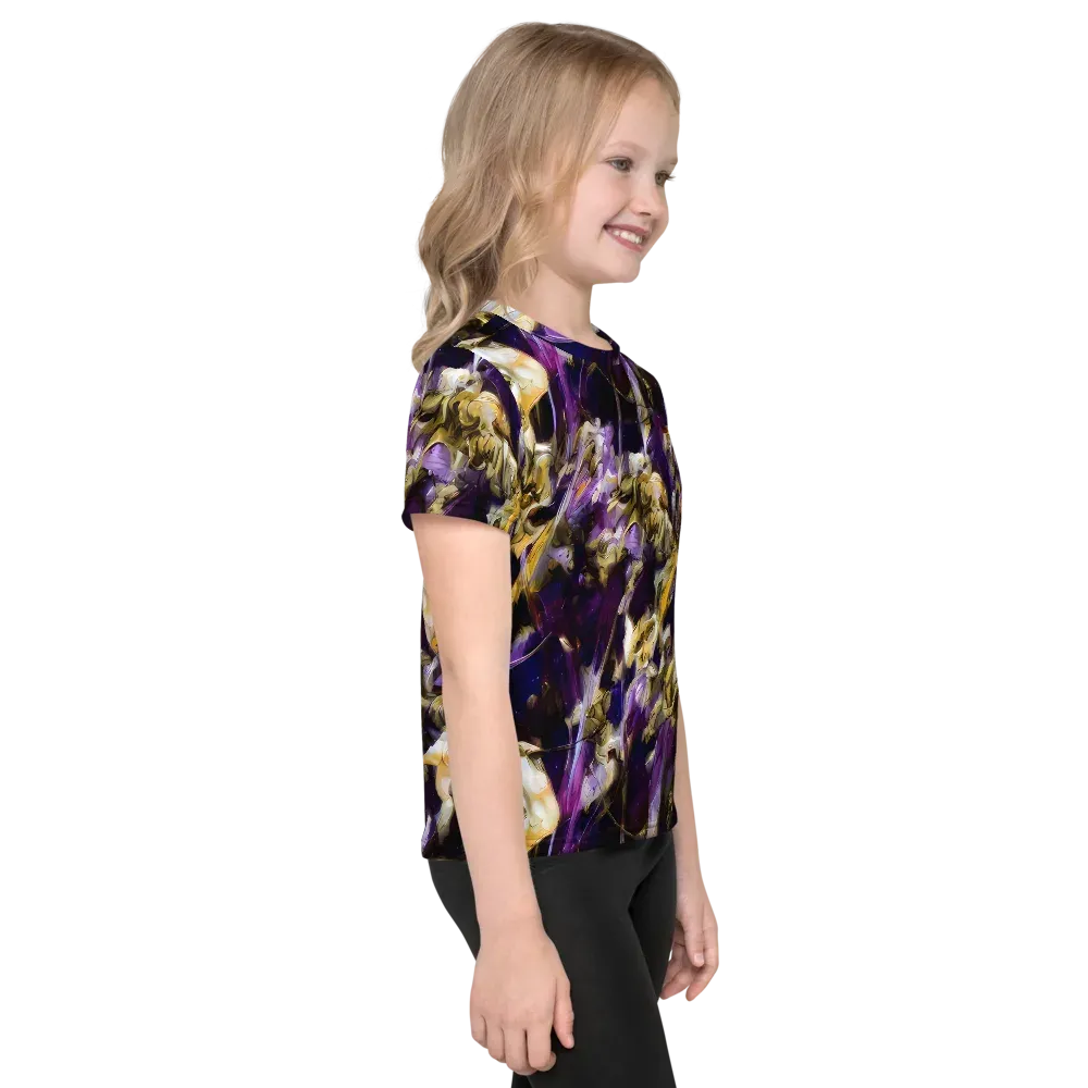 Amethyst Tempest on Kids Crew Neck T-Shirt — Right