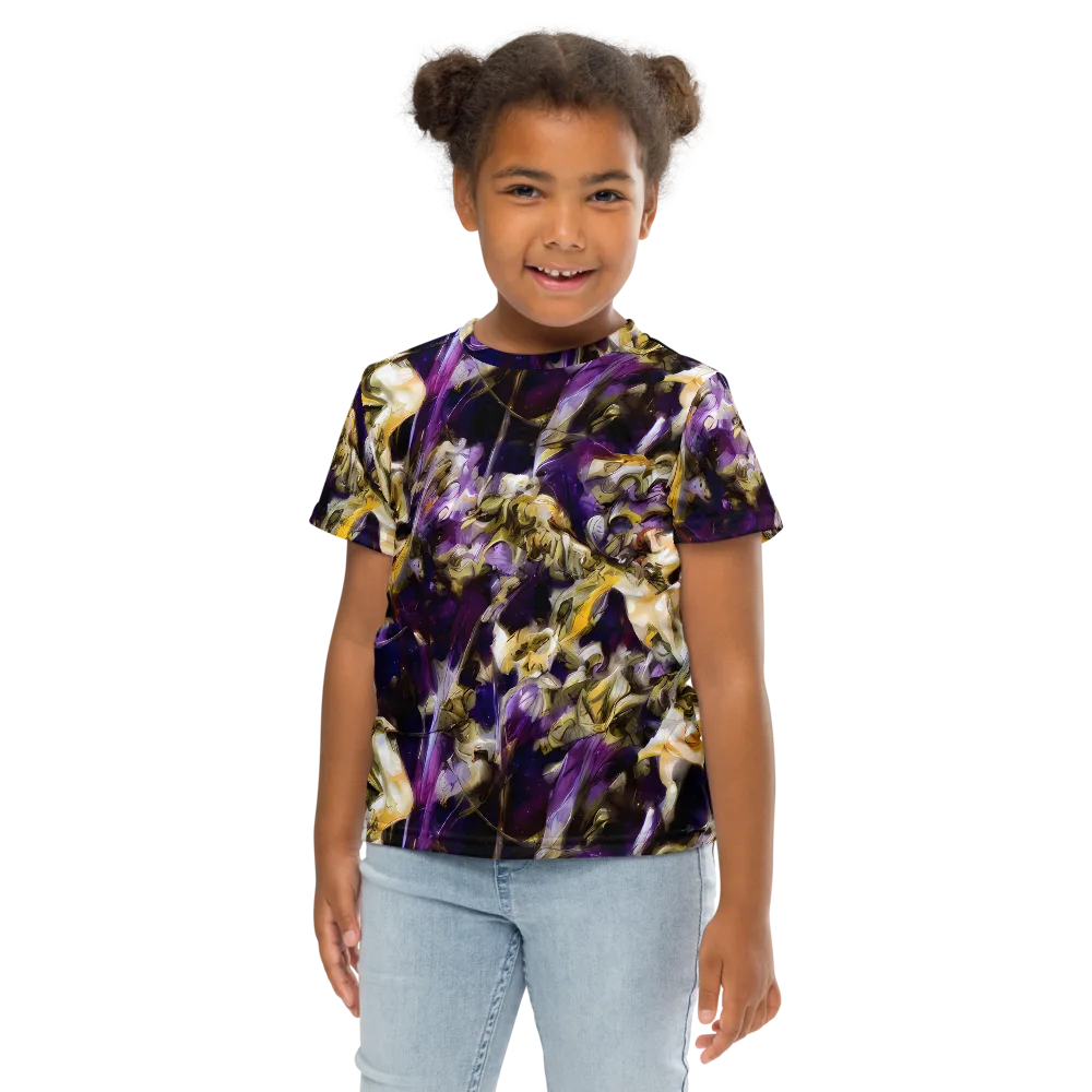 Amethyst Tempest on Kids Crew Neck T-Shirt — Front