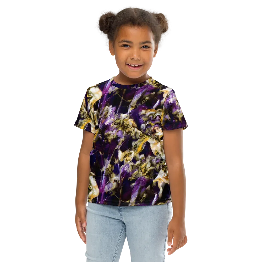Amethyst Tempest on Kids Crew Neck T-Shirt — Front