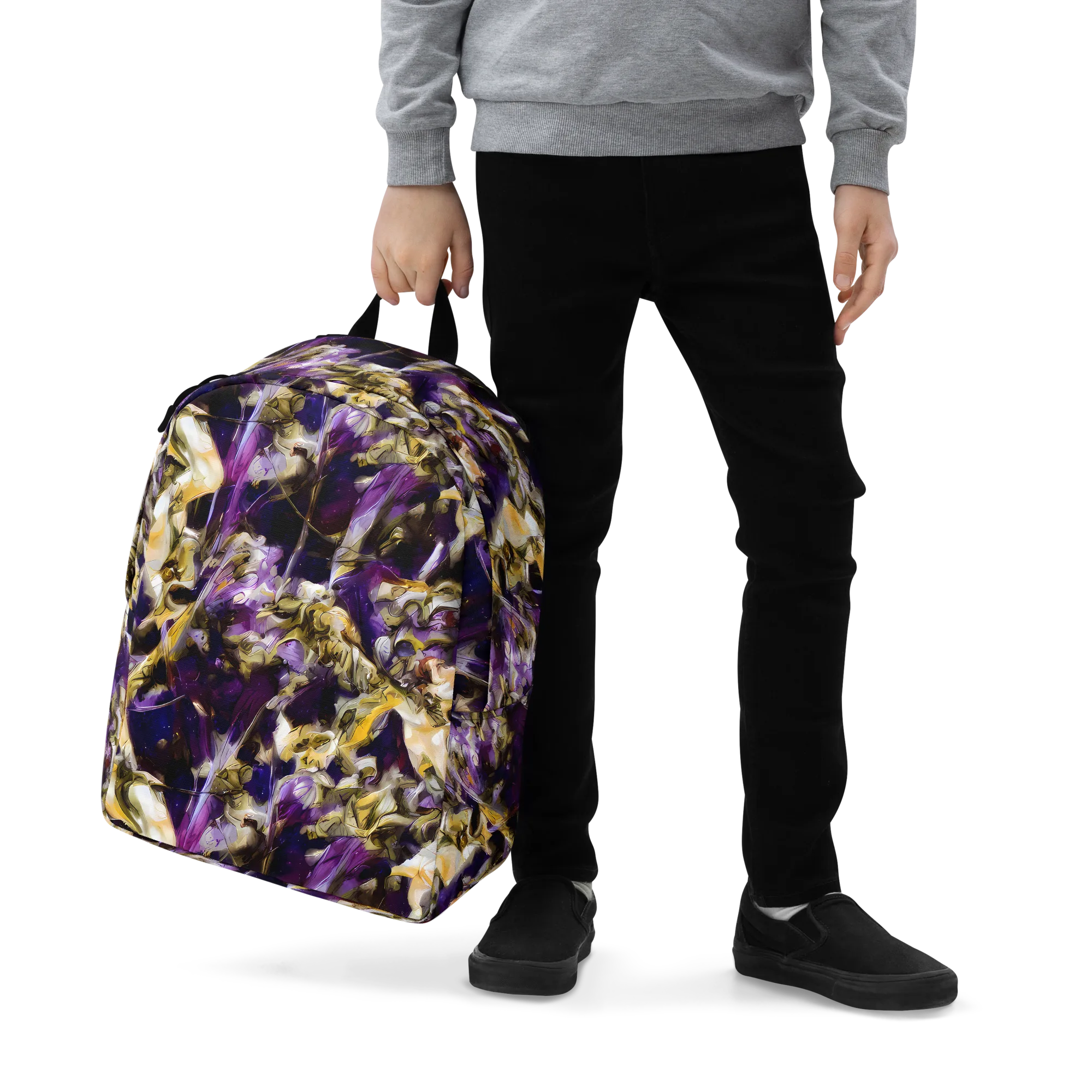 Amethyst Tempest on Minimalist Backpack — Zoomed-in