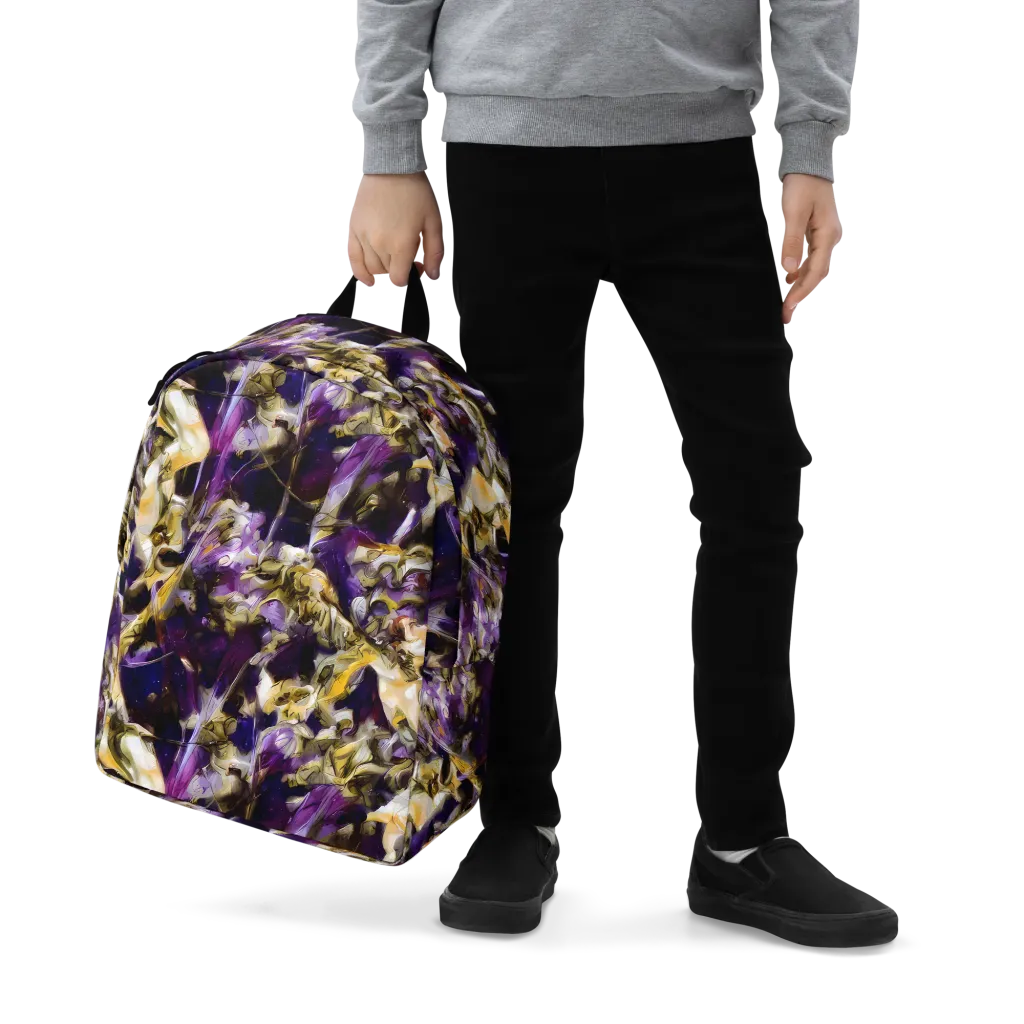Amethyst Tempest on Minimalist Backpack — Zoomed-in