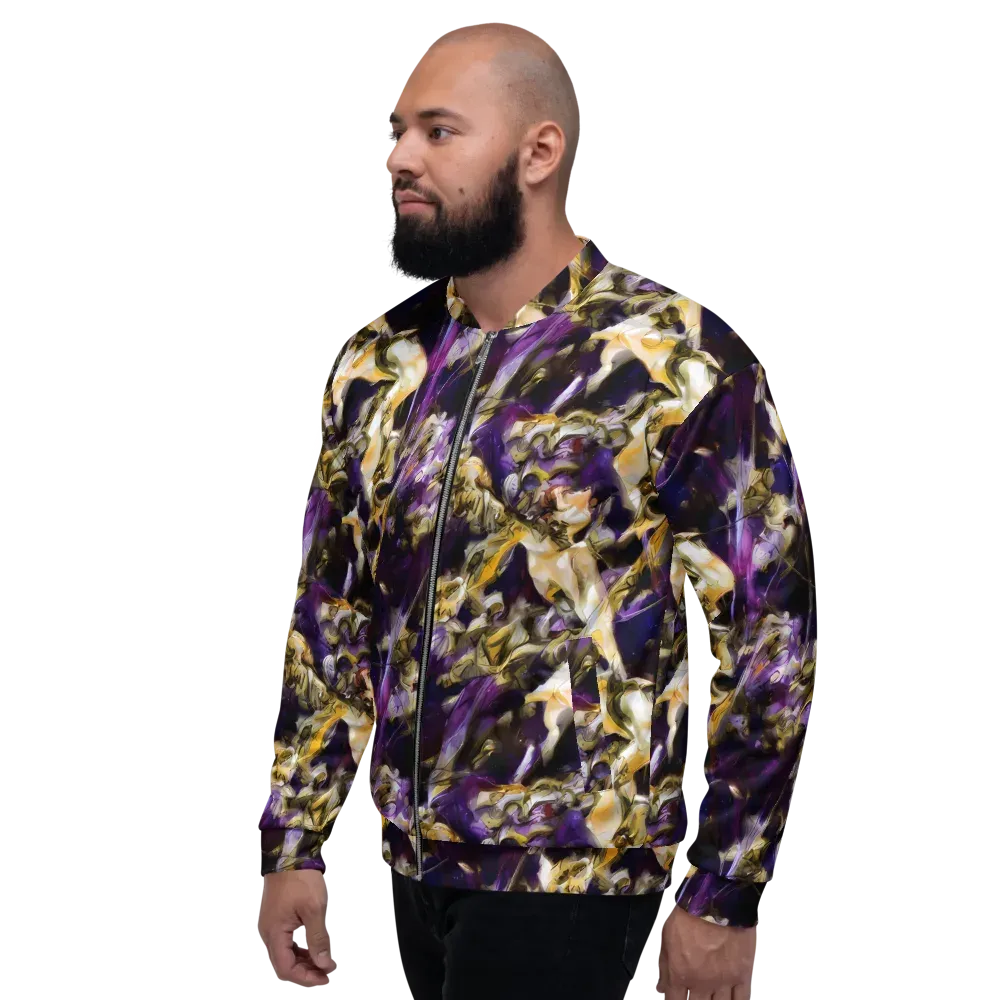 Amethyst Tempest on Bomber Jacket — Left