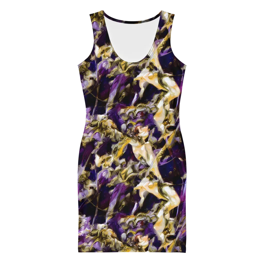 Amethyst Tempest on Bodycon Dress — Front