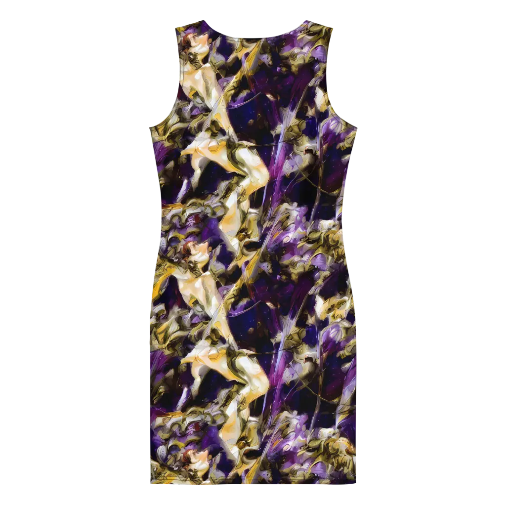 Amethyst Tempest on Bodycon Dress — Back