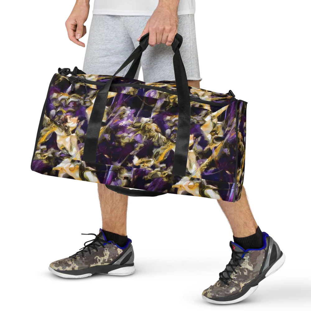 Amethyst Tempest on Duffle Bag — Front