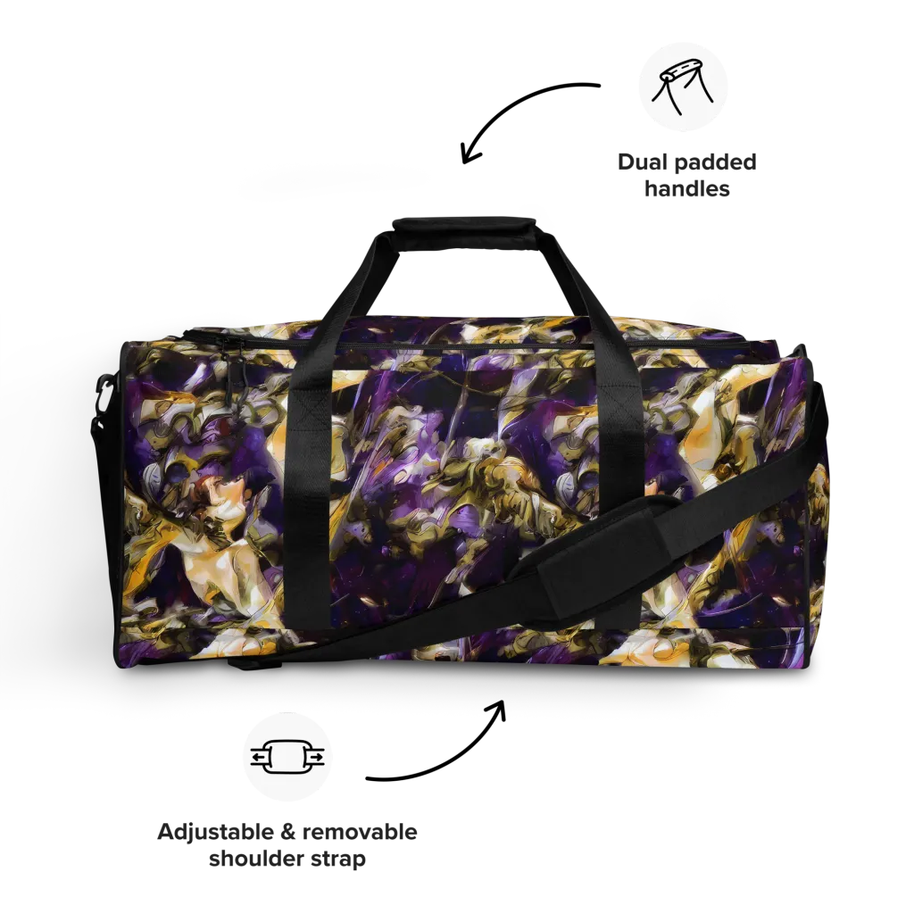 Amethyst Tempest on Duffle Bag — Front