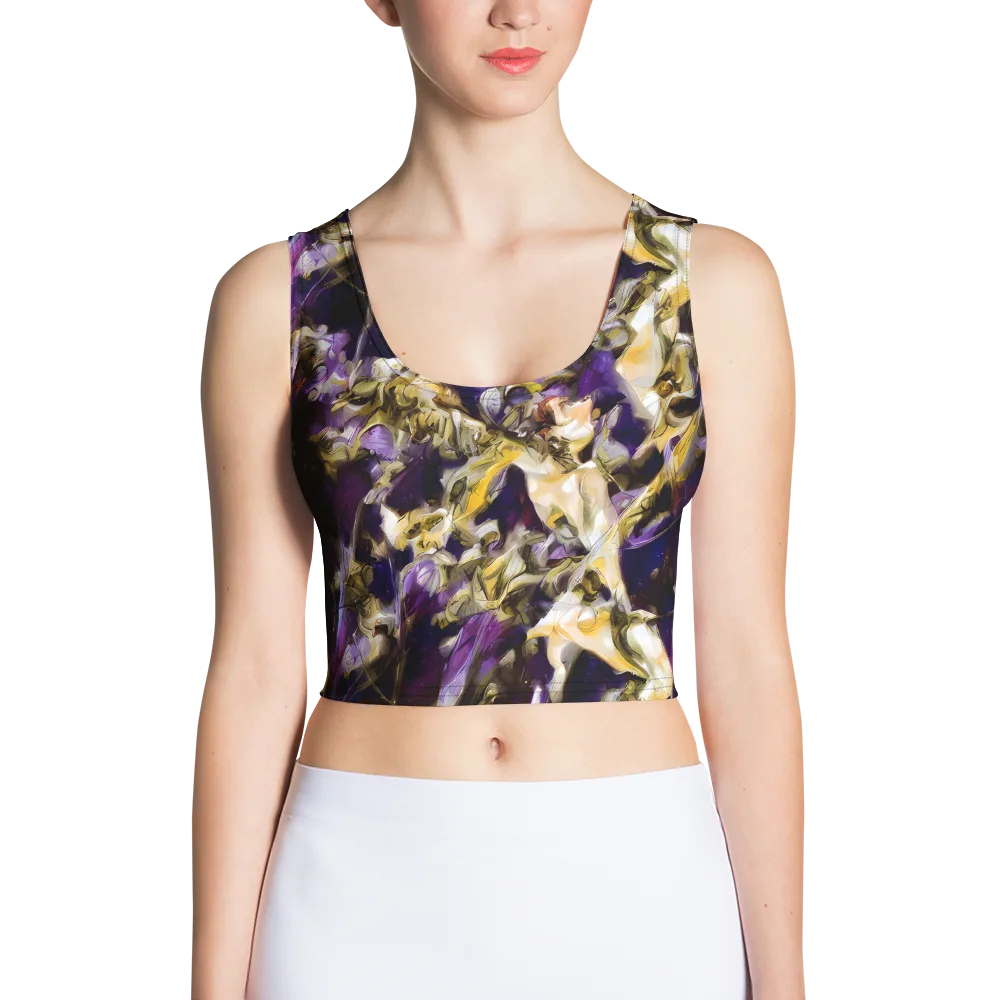 Amethyst Tempest on Crop Top — Front