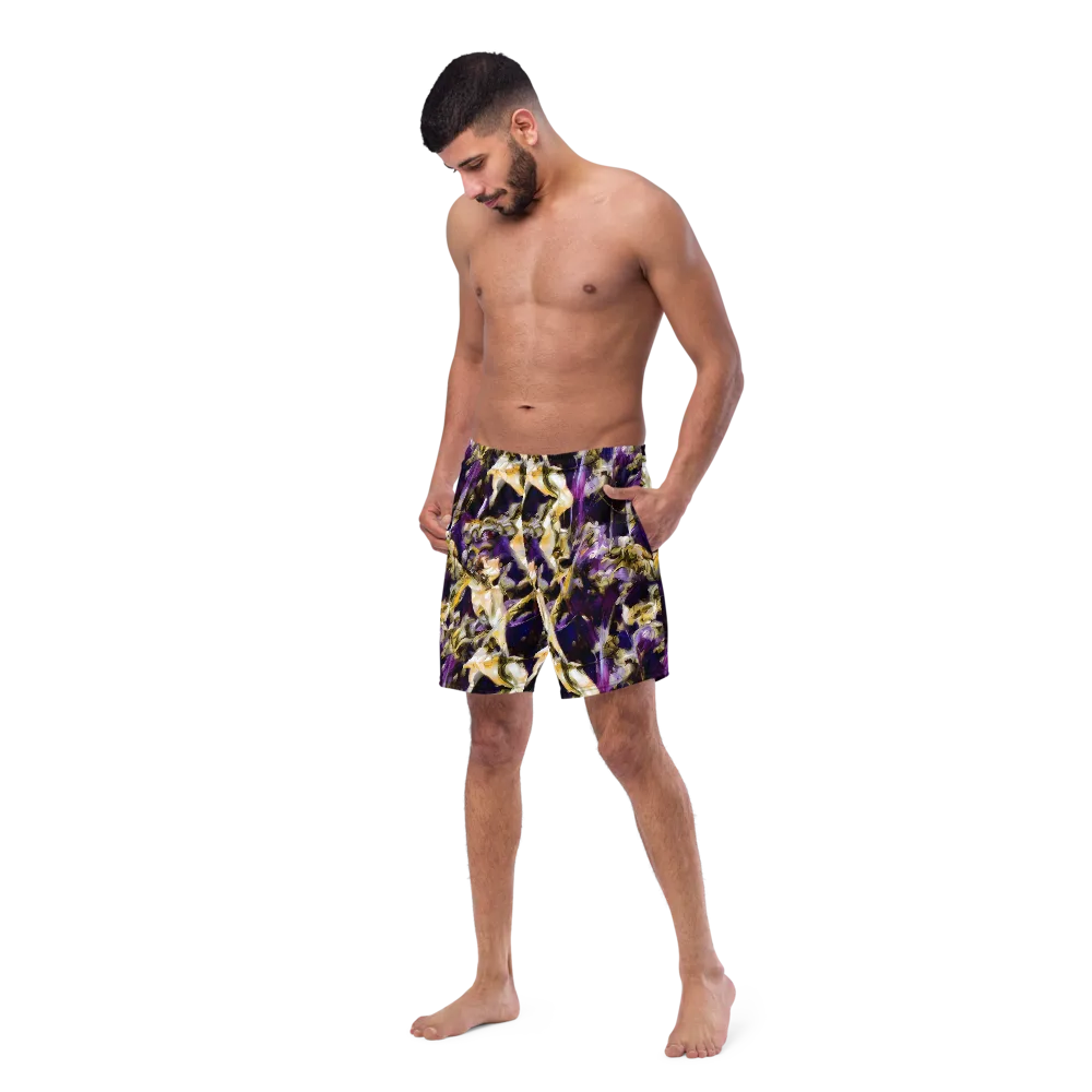 Amethyst Tempest on Swim Trunks — Left Front