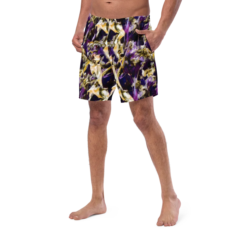 Amethyst Tempest on Swim Trunks — Left Front