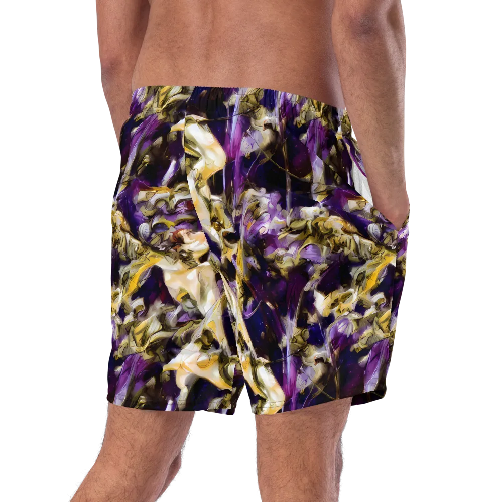 Amethyst Tempest on Swim Trunks — Right Back