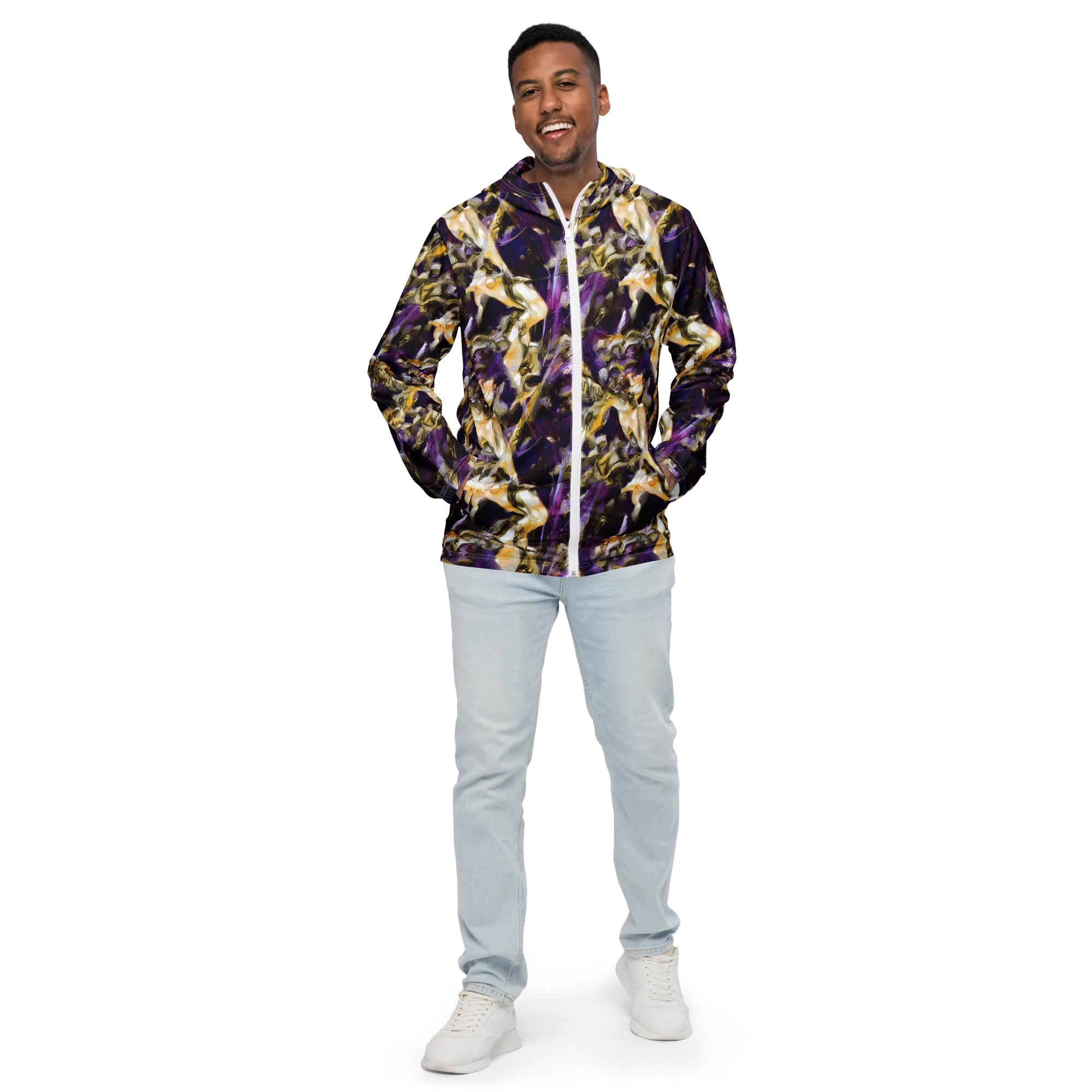 Amethyst Tempest on Men's Windbreaker — Front