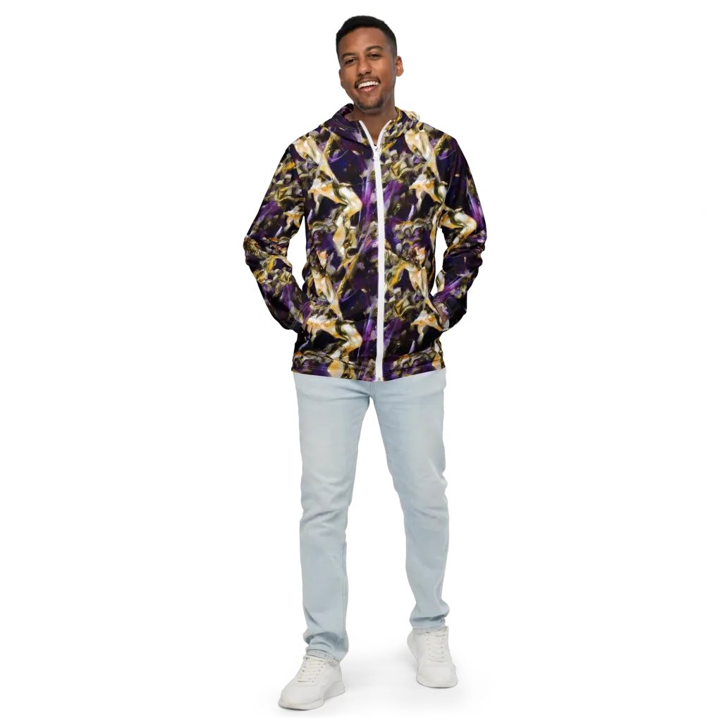 Amethyst Tempest on Men's Windbreaker — Front