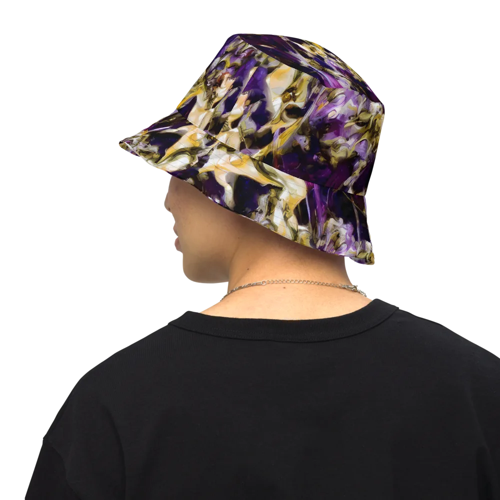 Amethyst Tempest on Reversible Bucket Hat — Back Inside