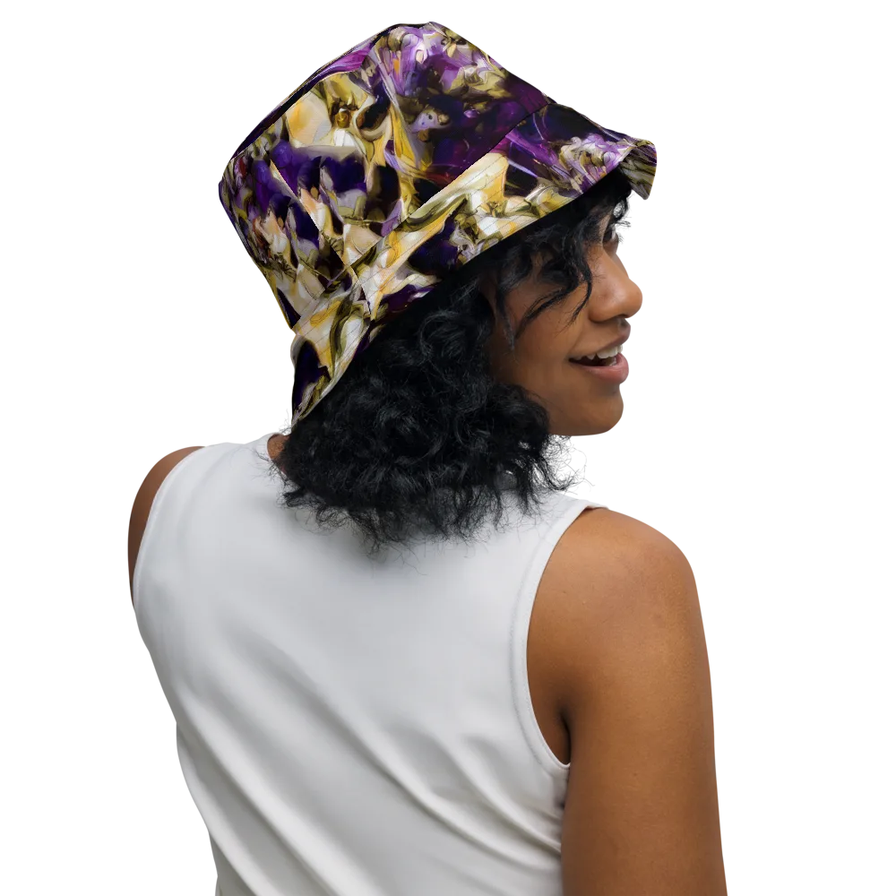 Amethyst Tempest on Reversible Bucket Hat — Right Outside