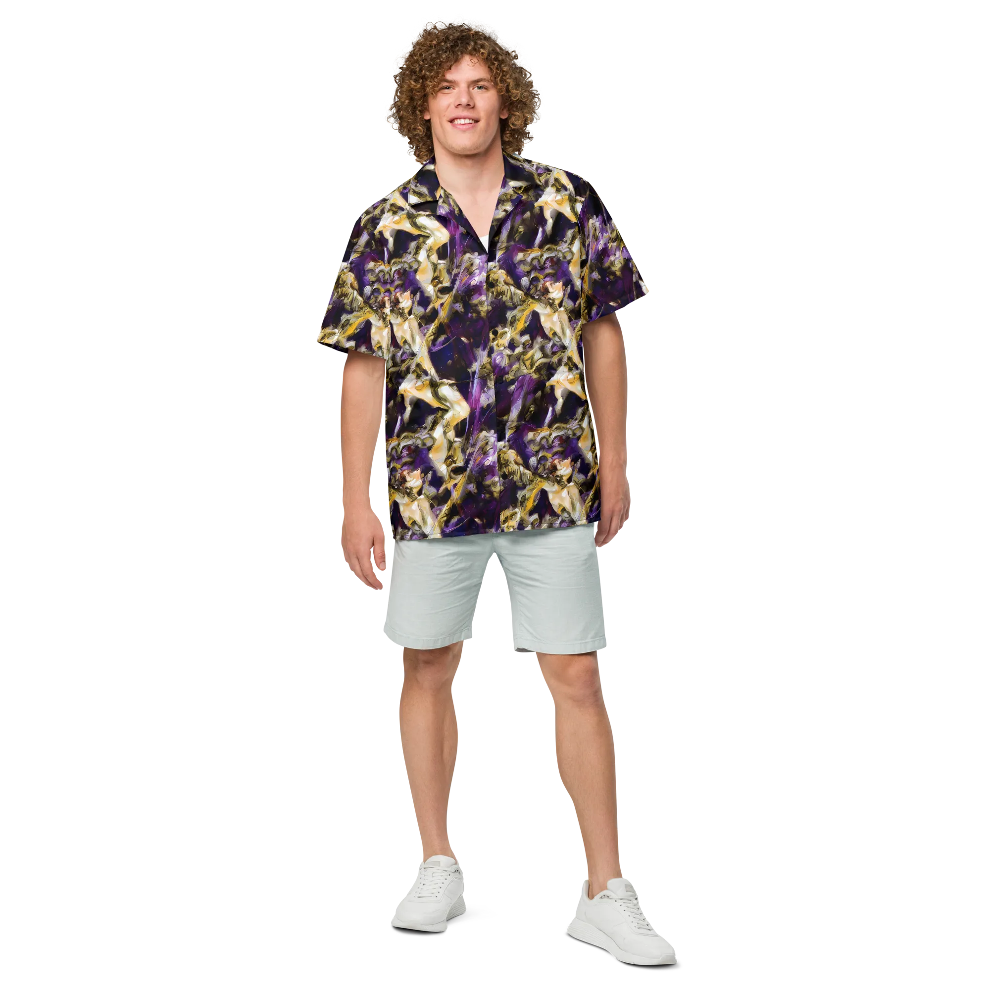 Amethyst Tempest on Button Shirt — Front
